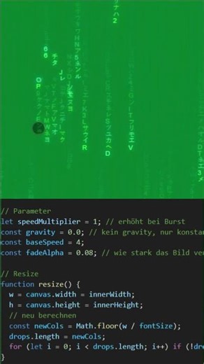 Matrix #coding #javascript #css #html #fun #code #vscode
