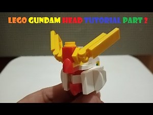 How to build Lego Gundam Head Tutorial Part 2 [MOC]