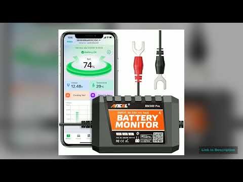 ANCEL BM300 Pro Battery Tester 6V 12V 24V Battery Monitor Bluetooth for Car SOH SOC Battery Health