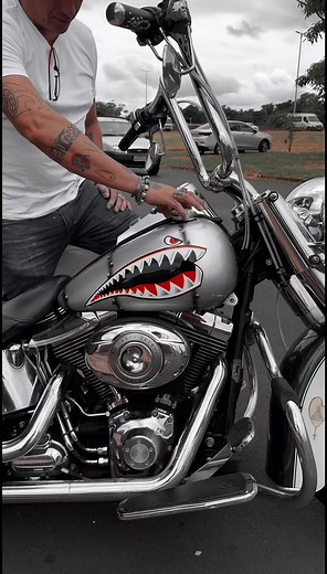 Custom Harley Davidson Tank Covers by Simon Kustom