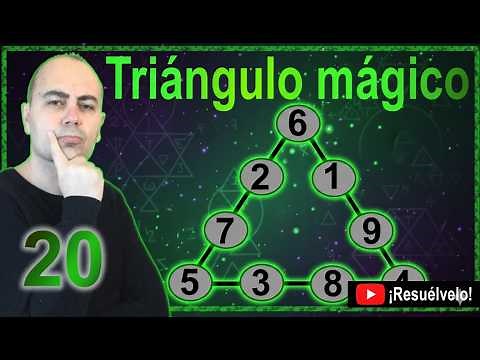 Triángulo Mágico Matemático 🔺 Todo Suma 20