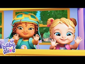 Wheels on the bus 🚌 NEW SEASON 4 💕 Baby Alive Official 🍼 Cartoons for Kids ✨ #babyalive