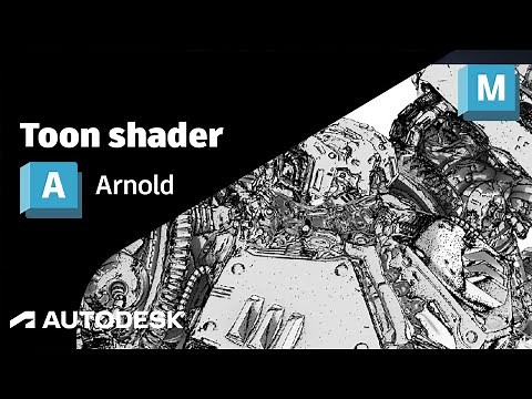 Arnold Tutorial: Toon shading a mech model in MtoA