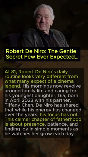 Robert De Niro: The Gentle Secret Few Ever Expected…