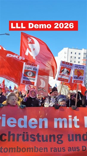 Deutsche Kommunistische Partei - Landesverband Berlin on Instagram: "Am 15. Januar 1919 wurden Rosa Luxemburg und Karl Liebknecht, Mitglieder des Spartakus Bundes und Gründer der KPD, von Freikorps ermordet. Rückendeckung oder sogar die Anweisung kam von der SPD, weil sie die Integrationsfiguren der revolutionären Arbeiterbewegung waren, gegen Kapitalismus und Krieg - für eine sozialistische Zukunft. Im Andenken an Rosa und Karl demonstrierten wir auf der LLL-Demo am Sonntag um den Kampf in ihre