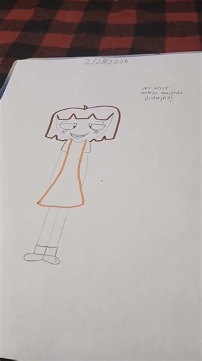 My first Angela Anaconda drawing!