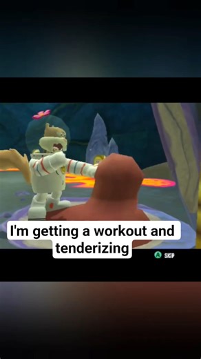 Sandy Cheeks Fights a Clam