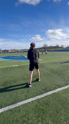 Big work after max day in the weight room today! Worked on quick out breakers. Also threw 15 yard comebacks from opposite hash and posts. Reached about 60-65 yards on posts today. Great work by my receivers ! @tritonqbacademy @Coach_Wilhite @J_Stinebaugh @Coach_LMiller @jet9elite @BradMaendler