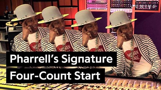 A Brief History Of Pharrell's Signature Four Count Start
