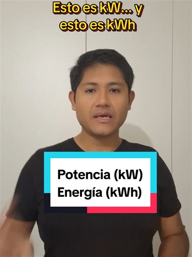 Potencia o energía, descubre la diferencia entre kW y kWh #energia #solar #parati