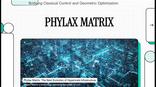 Phylax Matrix: The Next Evolution of Hyperscale Infrastructure - Bridging Classical Control and Geometric Optimization