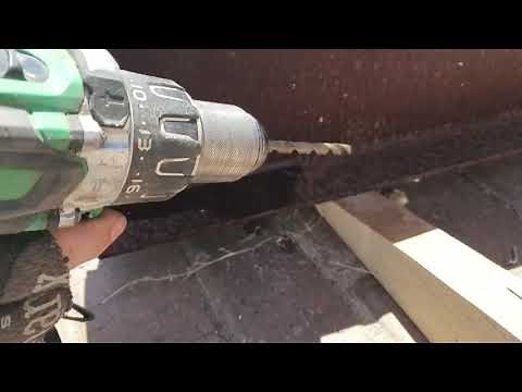 Tricks and tips on how to drill steel with a hand held drill.