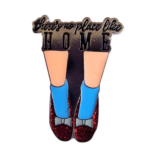 No Place Like Home Enamel Pin, Wizard of Oz Badge - Etsy