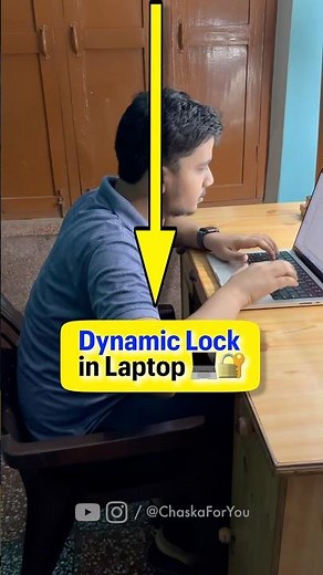 Windows Laptop में लगाओ Dynamic Lock! 🔒😱