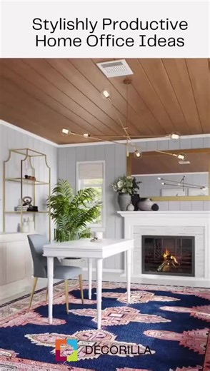 Having a stylish and functional home office can do wonders for your productivity and overall wellbeing✨ #fyp #deco #interiordesign #inspiration