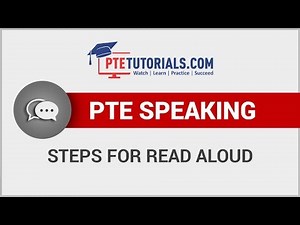 PTE Speaking : Steps for Read Aloud || PTE Tutorials