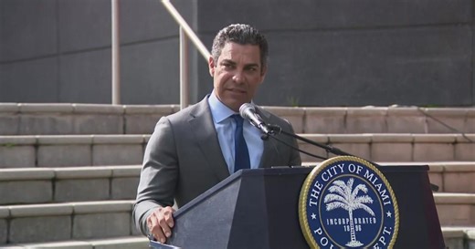 Miami Mayor Francis Suarez announces record decline in violent crime
