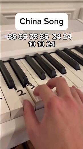How to play China Song #piano #pianotutorial #easy