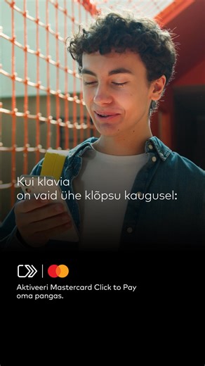 Tere, turvalised veebimaksed! Aktiveeri oma pangas Mastercard Click to Pay ja tasu mängurite seadmete eest vaid ühe klõpsuga. | Mastercard