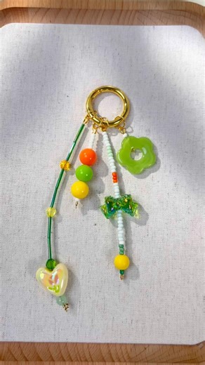 🌸 Spring Vibes Keychain DIY | Floral & Pastel Charms Tutorial #nihaojewelry #diy #diykeychain