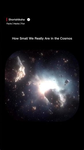 How small we really are in the cosmos… 🌌🔥