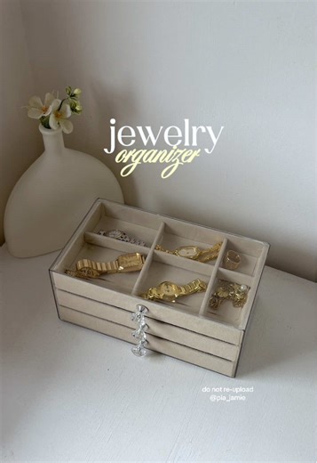 When all your jewelry is finally visible—no more digging, no more tangles ✨☺️ #jewelryorganizer #organizer #accessoriesorganizer #jewelrybox #fyp