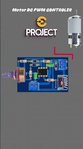 Easy DIY DC Motor PWM Speed Controller | Simple & Cheap Build#Shorts#dcmotorideas #PWMSpeed