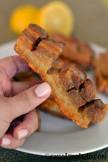 Colombian Chicharron (Crunchy Fried Pork Belly)