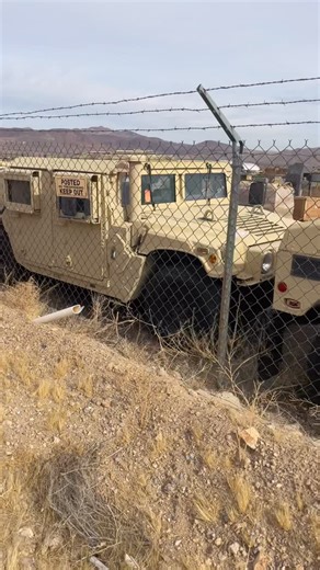 Humveerepair Nick on Instagram: "Armored Humvees ready for armor removal. For sale to enthusiasts after loyal service in the army.#humvee #cars #humveerepair #diesel #humveemilitary"