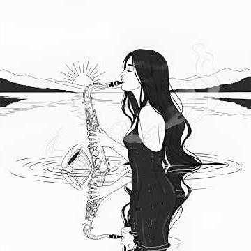 Sufi Jazz in Black Ink | Surreal Cosmic Animation