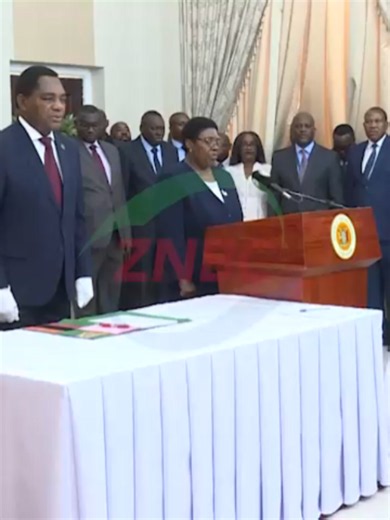 HH swears in first four cabinet ministers to drive Grow Zambia agenda