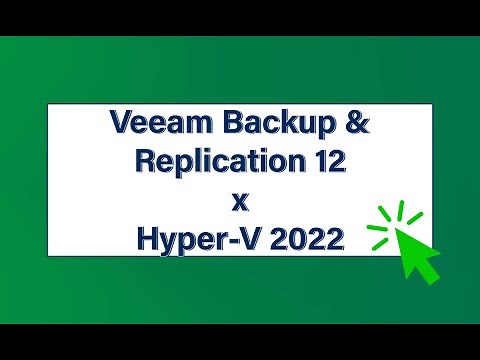 AUDIO FR – Veeam Backup & Replication 12 - Installation & Paramétrage - Hyper-V 2022 #veeam #backup