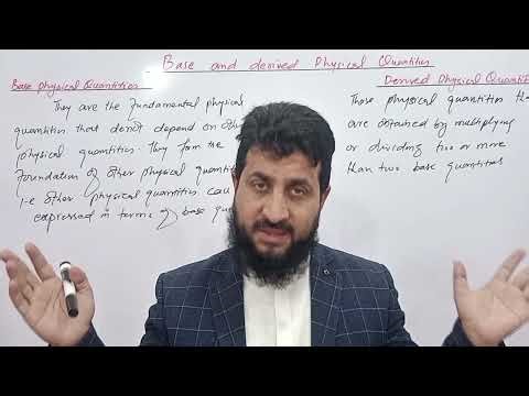 base and derived physical quantities class 9 | class 9 physics federal board | NBF
