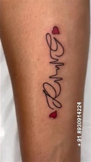 Caption: ✨ R ❤️ S Initials Tattoo | A Love Story in Ink 🖤🔥