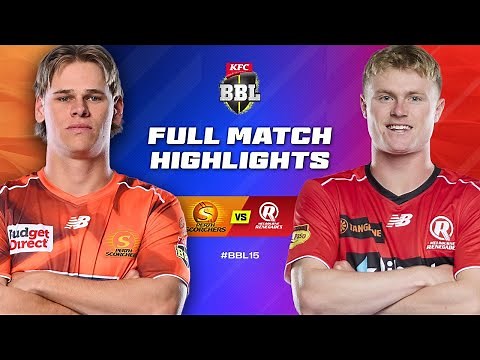 Perth Scorchers v Melbourne Renegades Match Highlights | #BBL15