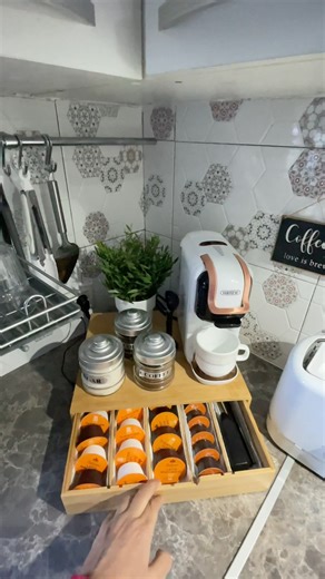QUICK AND EASY COFFEE BAR SET UP#kitchen#home