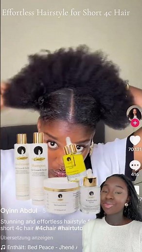 Kurze Afrohaare & Sleek-Zopf? 👀✨
