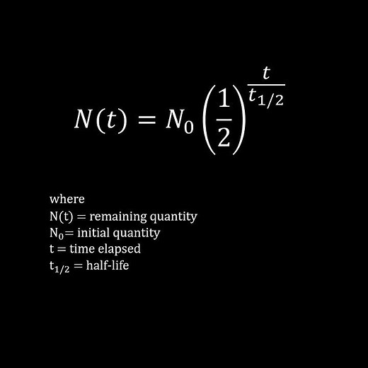 Half-life formula