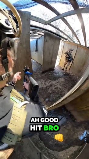 He was TRAPPED #airsoft #gameplay #shorts