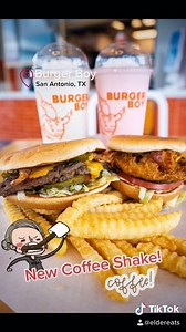 🍔 Burger Boy has a new coffee milkshake! ☕️ . 🏠: Burger Boy . Pictured: This is the new coffee shake at Burger Boy in SATX - it’s loaded with whipped cream, caffeine, ice cream, caramel and chocolate! Don’t forget to grab a burger or a chicken sandwich AND the Big Red shake! 🔥 #eldereats | Elder Eats