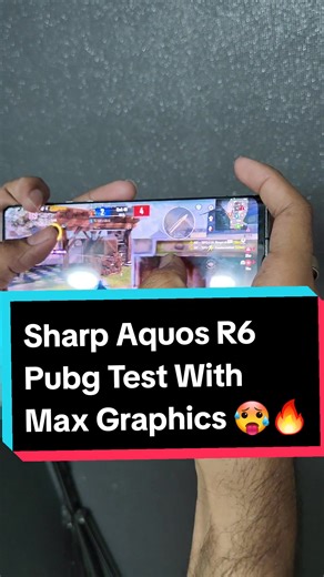 Sharp Aquos R6 Pubg Test | Max Graphics | Snapdragon 888 5G