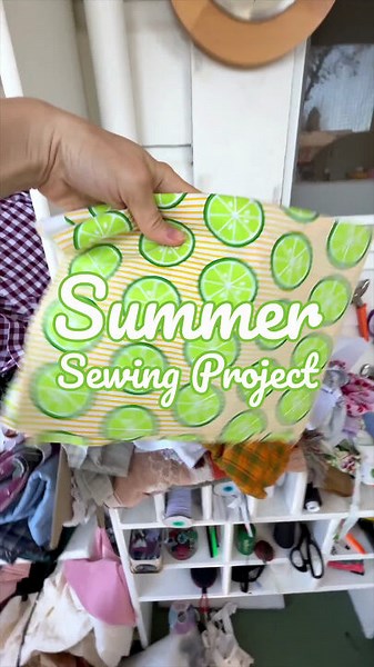 Try this fun and practical Summer sewing project!
