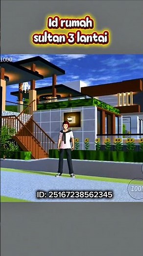 3-Story Mansion 😳💎 So Luxurious!#sakuraschoolsimulator #sakura #shorts