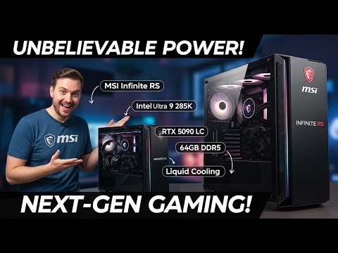 MSI Infinite RS AI Gaming Desktop Review | Intel Ultra 9 285K | RTX 5090 Liquid Cooled