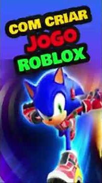 COMO CRIAR UM JOGO NO ROBLOX AGORA MESMO #roblox