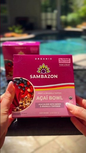 SAMBAZON Açaí | NEW Fruit & Granola Topped Açaí Bowls at Target
