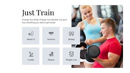 Different training programs - CSS Template by Nicepage