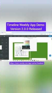 Create a Weebly Timeline in 60 Seconds! ⏱️ #Shorts