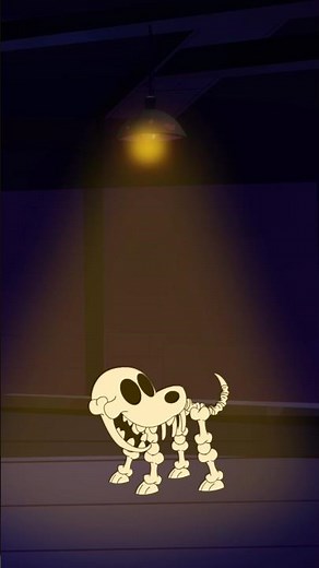 Spooky Surprise: A Skeleton Dog Roaming A Haunted House! 👻 #hauntedhouse #halloweenforkids
