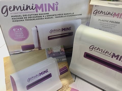 Gemini Mini Die Cutting Machine Crafters Companion Unboxing and Review